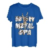 Herren Heavy Metal Opa Großvater Metaller Pommesgabel Rock Geschenk T-Shirt