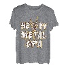 Herren Heavy Metal Opa Großvater Metaller Pommesgabel Rock Geschenk T-Shirt