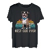Retro American Staffordshire Terrier Damen Herren & Kinder T-Shirt