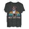 Retro American Staffordshire Terrier Damen Herren & Kinder T-Shirt
