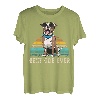 Retro American Staffordshire Terrier Damen Herren & Kinder T-Shirt