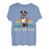 Retro American Staffordshire Terrier Damen Herren & Kinder T-Shirt