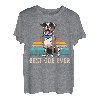 Retro American Staffordshire Terrier Damen Herren & Kinder T-Shirt