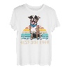 Retro American Staffordshire Terrier Damen Herren & Kinder T-Shirt