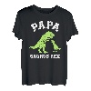 Papasaurus Rex Dinosaurier lustiges Papa Vater Geschenk T-Shirt