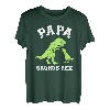Papasaurus Rex Dinosaurier lustiges Papa Vater Geschenk T-Shirt