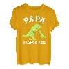 Papasaurus Rex Dinosaurier lustiges Papa Vater Geschenk T-Shirt