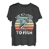 Kinder Angelgeschenk für Kinder, Fisch-Fan T-Shirt