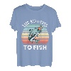 Kinder Angelgeschenk für Kinder, Fisch-Fan T-Shirt
