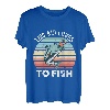 Kinder Angelgeschenk für Kinder, Fisch-Fan T-Shirt