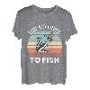 Kinder Angelgeschenk für Kinder, Fisch-Fan T-Shirt