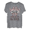 Lusitges Never too old to Rock Opa Rocker Gitarre Band T-Shirt
