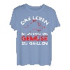 Herren Das Leben Ist Zu Kurz Um Gemüse Grillen Grill T-Shirt