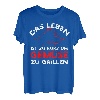Herren Das Leben Ist Zu Kurz Um Gemüse Grillen Grill T-Shirt