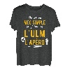 Herren Lustige Geschenkidee Apero ULM Flugzeug T-Shirt Lustig T-Shirt