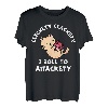 Clickety Clackety I Roll to Attackety Lustige Katzenliebhaber T-Shirt