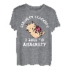 Clickety Clackety I Roll to Attackety Lustige Katzenliebhaber T-Shirt