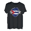 Kuba Roots Flagge Patrioten, Kubanisches Erbe Patriot Day T-Shirt