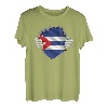 Kuba Roots Flagge Patrioten, Kubanisches Erbe Patriot Day T-Shirt
