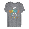 Papa ist 40 Herzlichen Glückwunsch zum 40. Geburtstag T-Shirt