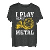 Musikliebhaber I Play Heavy Metal French Horn T-Shirt