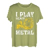 Musikliebhaber I Play Heavy Metal French Horn T-Shirt