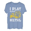 Musikliebhaber I Play Heavy Metal French Horn T-Shirt
