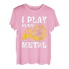 Musikliebhaber I Play Heavy Metal French Horn T-Shirt