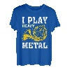 Musikliebhaber I Play Heavy Metal French Horn T-Shirt