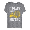 Musikliebhaber I Play Heavy Metal French Horn T-Shirt