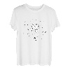 Süßer galaktischer Astronaut Sterne Mond Meteoriten Galaxie T-Shirt