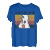 Ich hasse Menschen Bull Terrier Hass Retro Vintage T-Shirt