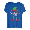 Große Schwester Elf Kostüm Outfit Weihnachten Fun Elf Pyjama T-Shirt