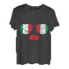 Italienische Sonnenbrille Kuss Lippen Italien Flagge T-Shirt