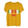 Italienische Sonnenbrille Kuss Lippen Italien Flagge T-Shirt