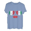 Italienische Sonnenbrille Kuss Lippen Italien Flagge T-Shirt