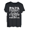 Herren Papa du hast ja bereits mich als Tochter Papa Tochter T-Shirt