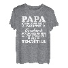 Herren Papa du hast ja bereits mich als Tochter Papa Tochter T-Shirt