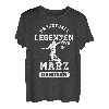 Basketball Legenden sind im März geboren Jungs Geburtstag T-Shirt
