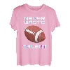 Never Waste Fußball Talent Sport Lover T-Shirt