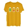 Vater Mutter Akku leer T-Shirt Lustiges Familien Geek Shirt