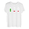 Vater Mutter Akku leer T-Shirt Lustiges Familien Geek Shirt