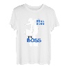 Tochter Mann Sohn Opa Vati Vater The Boss the real Boss T-Shirt