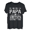Herren Ich habe zwei Titel Papa und Stiefpapa | Vatertag Geschenk T-Shirt