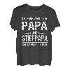 Herren Ich habe zwei Titel Papa und Stiefpapa | Vatertag Geschenk T-Shirt