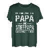 Herren Ich habe zwei Titel Papa und Stiefpapa | Vatertag Geschenk T-Shirt