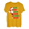 Lustig Weihnachtsshirt Ich Bin Nur Zum Essen Hier! Santa T-Shirt