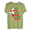 Lustig Weihnachtsshirt Ich Bin Nur Zum Essen Hier! Santa T-Shirt