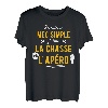 Herren Lustiges Geschenk Apero Jagd T-Shirt Lustig T-Shirt