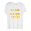 Herren Lustiges Geschenk Apero Jagd T-Shirt Lustig T-Shirt